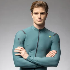 Alé R-EV1 Warm Race Shirt met Lange Mouwen Heren - pier green