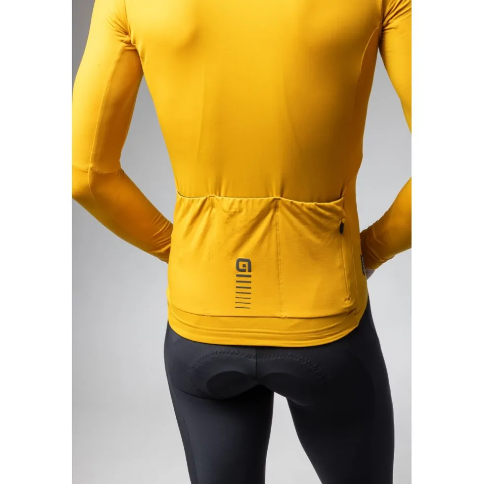 Alé R-EV1 Warm Race Shirt met Lange Mouwen Heren - geel
