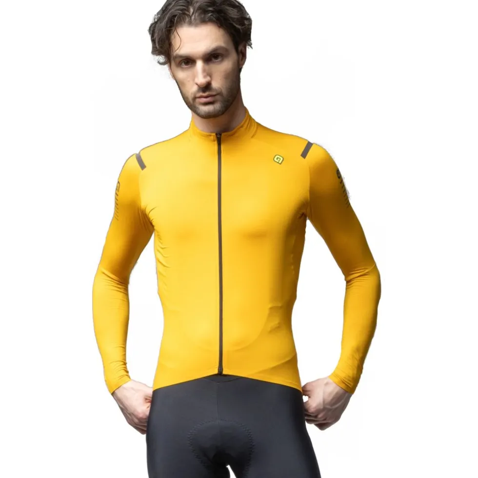 Alé R-EV1 Warm Race Shirt met Lange Mouwen Heren - geel