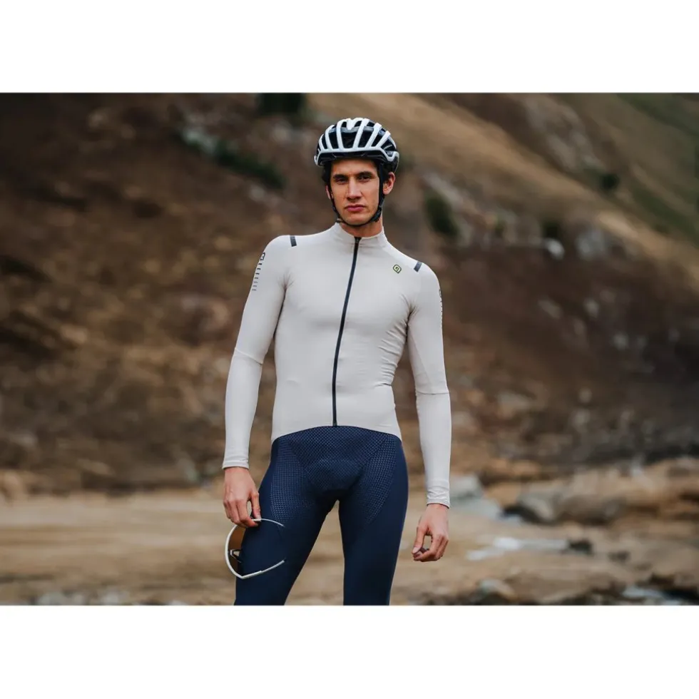 Alé R-EV1 Warm Race Shirt met Lange Mouwen Heren - geel