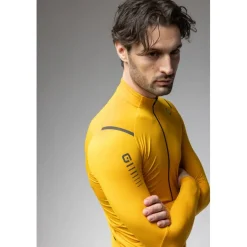 Alé R-EV1 Warm Race Shirt met Lange Mouwen Heren - geel
