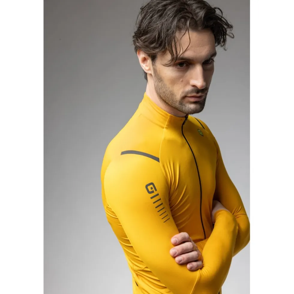 Alé R-EV1 Warm Race Shirt met Lange Mouwen Heren - geel