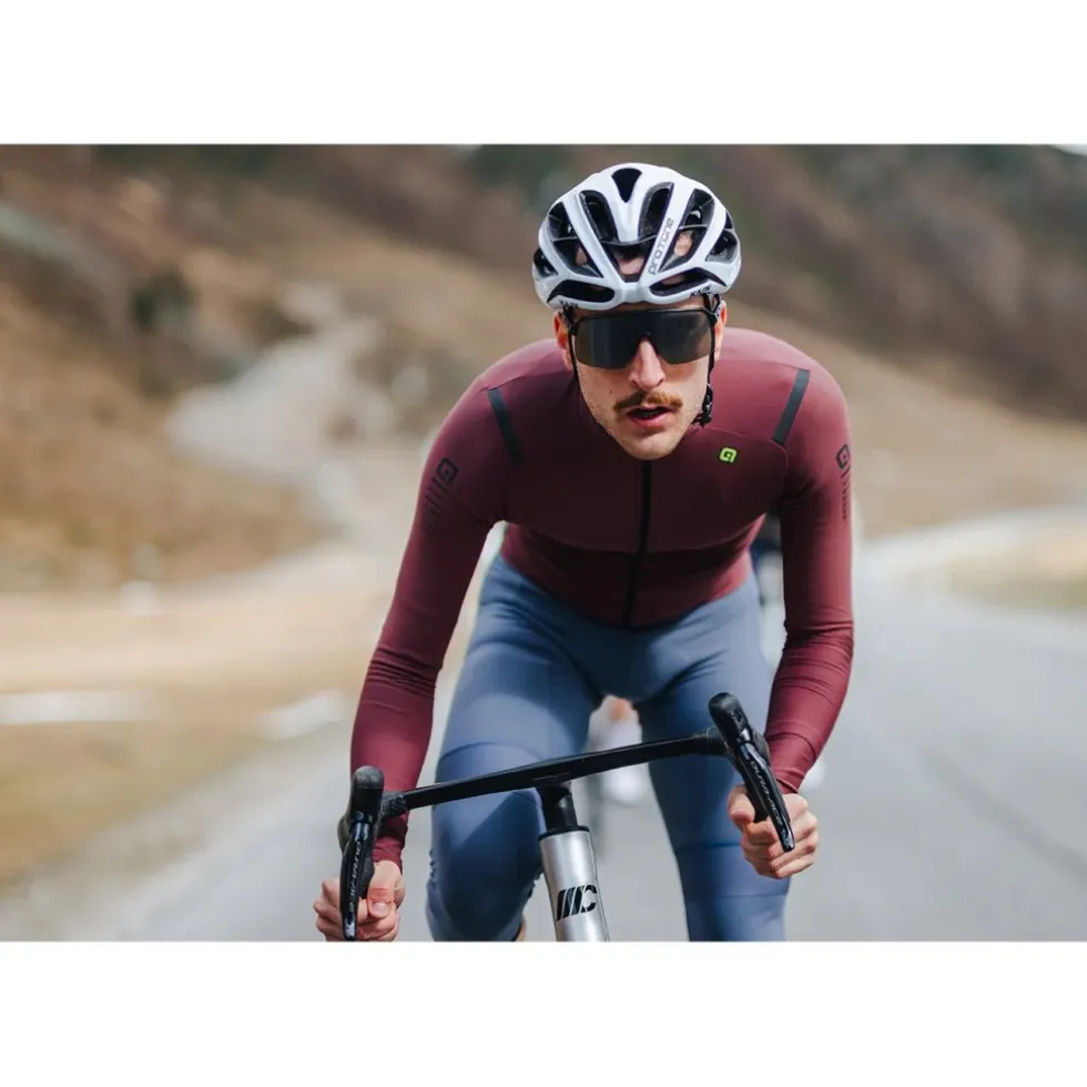 Alé R-EV1 Warm Race Shirt met Lange Mouwen Heren - geel