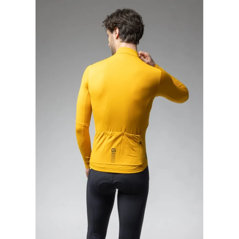 Alé R-EV1 Warm Race Shirt met Lange Mouwen Heren - geel