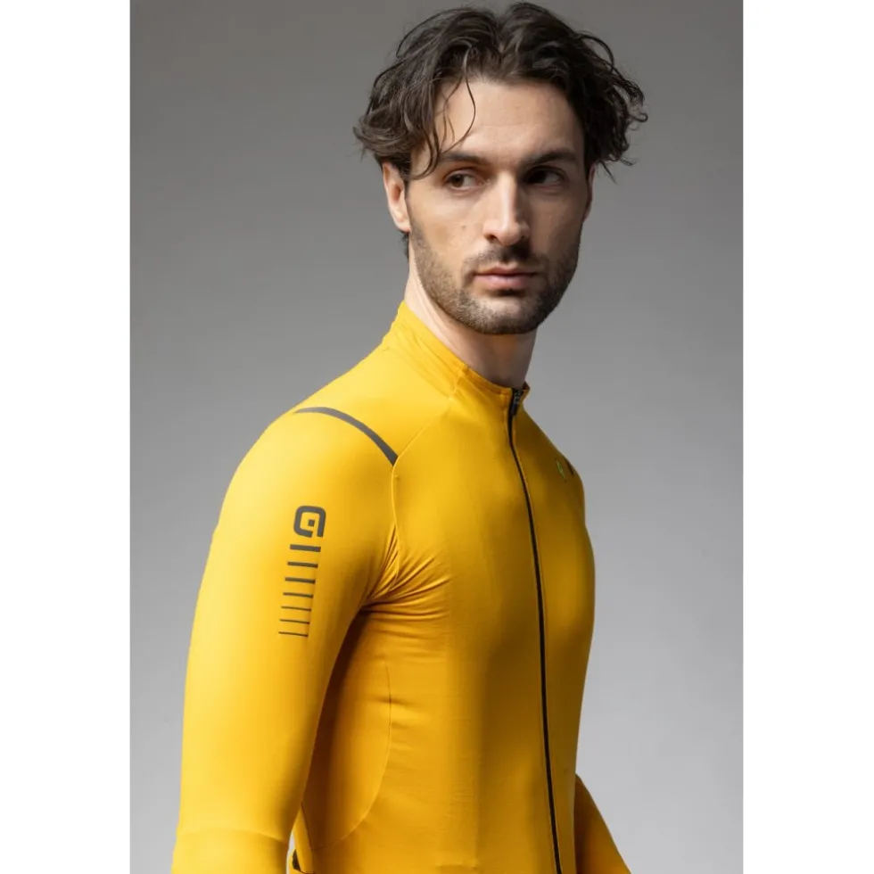 Alé R-EV1 Warm Race Shirt met Lange Mouwen Heren - geel