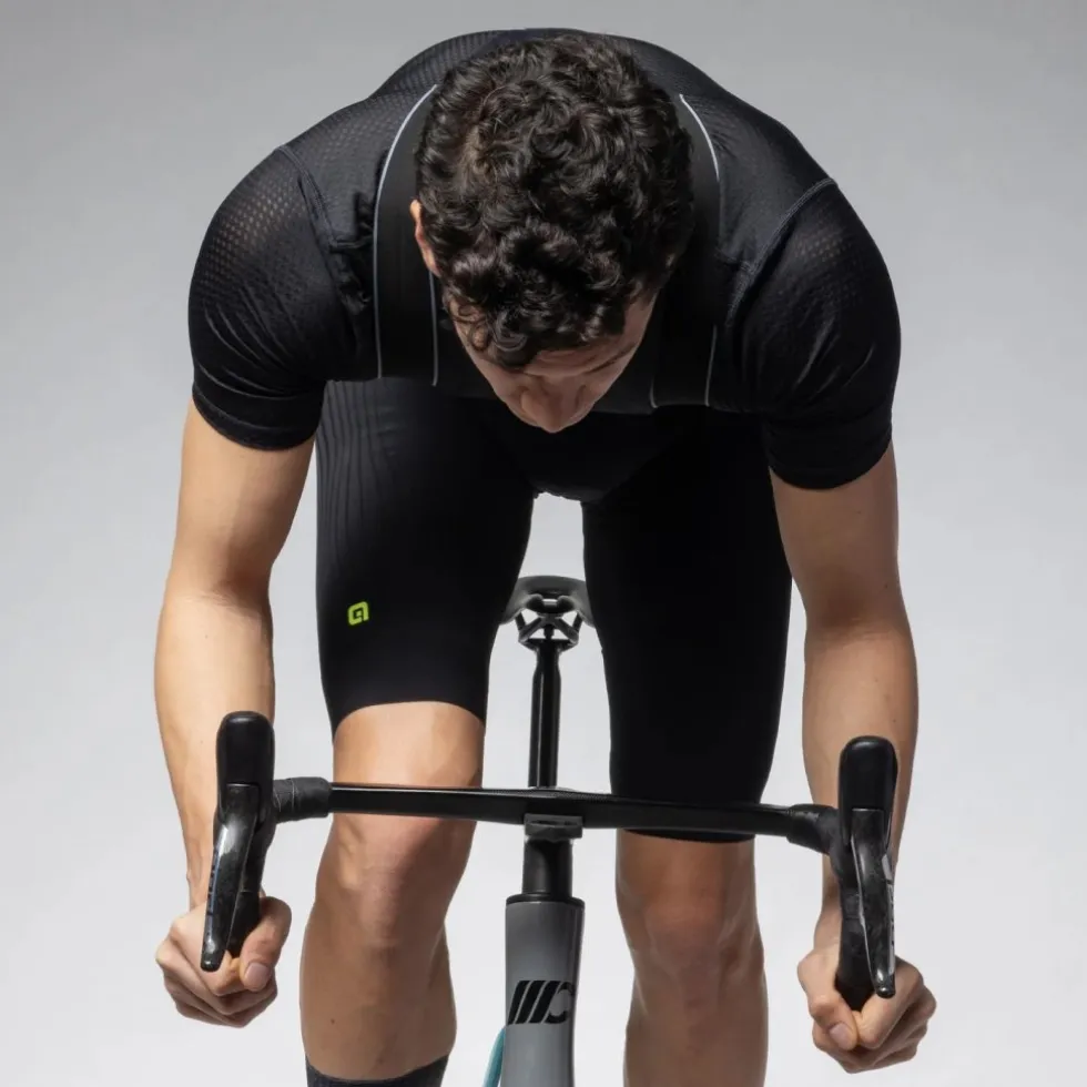 Alé R-EV1 Watt 3.6 Fietsshort met Bretels Heren - zwart