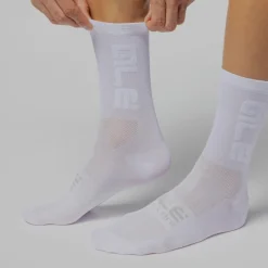 Alé Round T-Care Plus Fietssokken - wit
