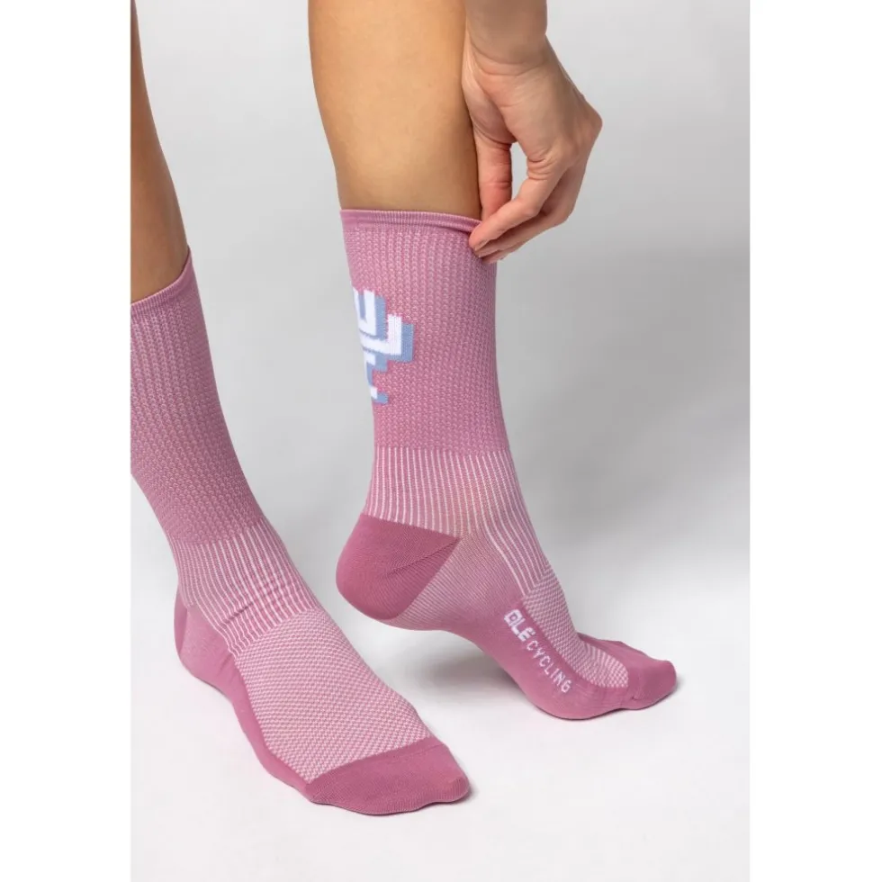 Alé Sauvage T-Care Plus Fietssokken - roza
