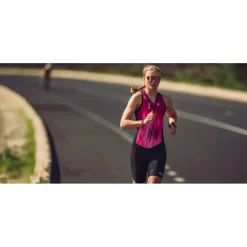 Alé TRIATHLON Crazy Triatlonpak zonder mouwen voor dames - pink combo