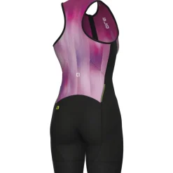 Alé TRIATHLON Crazy Triatlonpak zonder mouwen voor dames - pink combo
