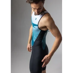 Alé TRIATHLON Horizon Trisuit zonder mouwen Heren - groen