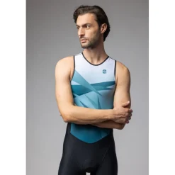 Alé TRIATHLON Horizon Trisuit zonder mouwen Heren - groen