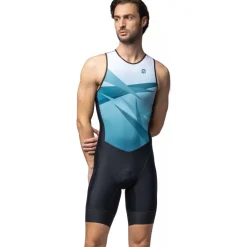 Alé TRIATHLON Horizon Trisuit zonder mouwen Heren - groen