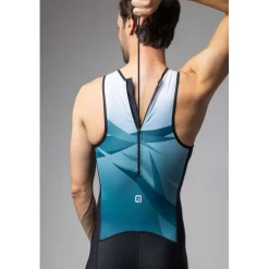 Alé TRIATHLON Horizon Trisuit zonder mouwen Heren - groen