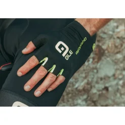 Alé Velocissimo Crono Handschoenen - black/fluo yellow