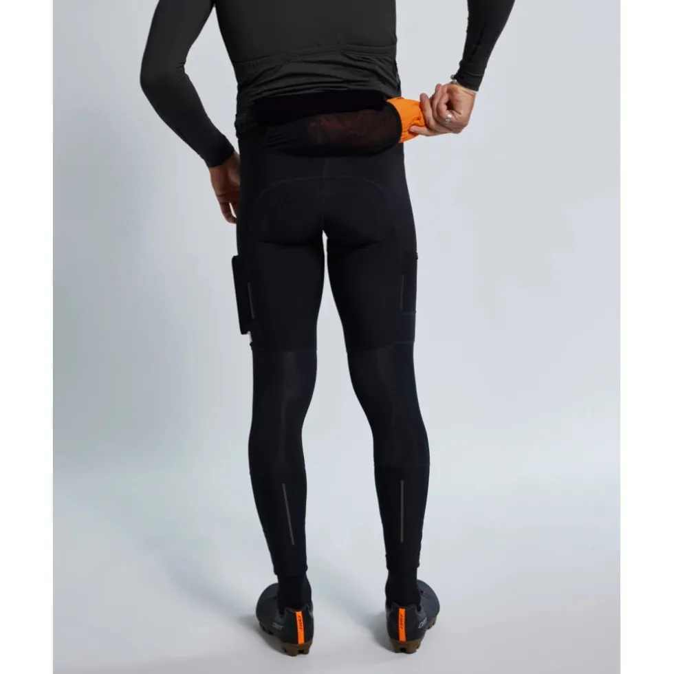 ALBION All Road Pocket Fietsbroek met Bretels Heren - Zwart