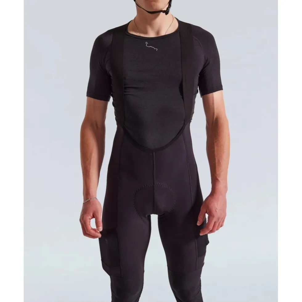 ALBION All Road Pocket Fietsbroek met Bretels Heren - Zwart