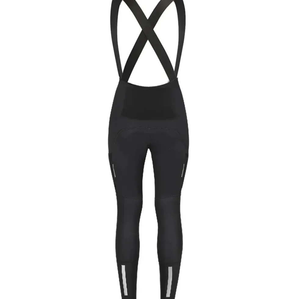 ALBION All Road Pocket Fietsbroek met Bretels Dames - Zwart