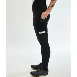 ALBION All Road Pocket Fietsbroek met Bretels Dames - Zwart