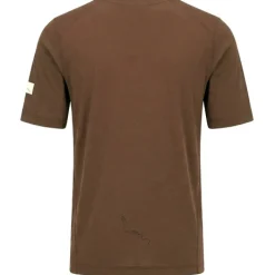 ALBION Merino Riding Unisex-t-shirt voor mannen en vrouwen - Umber