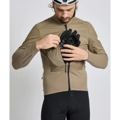 ALBION Thermal Wind Shirt Heren - Dark Sand
