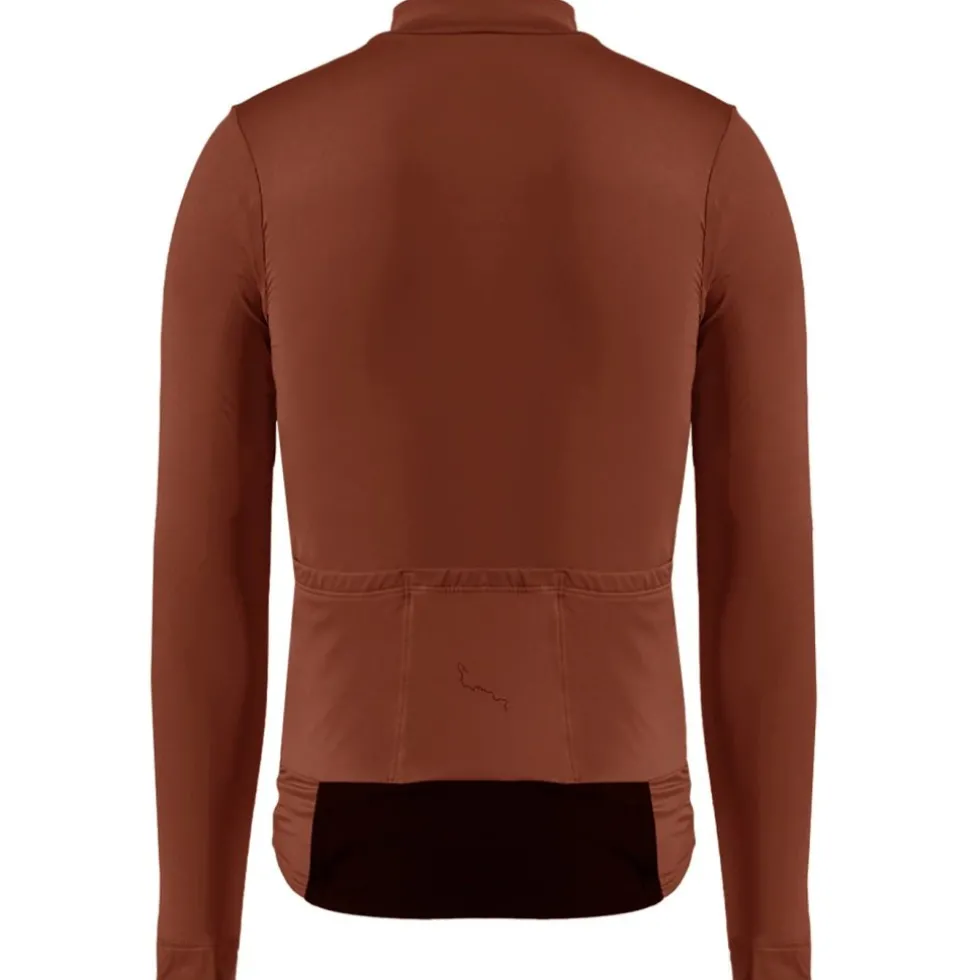ALBION Traverse Fietsshirt met Lange Mouwen Dames - Burnt Orange