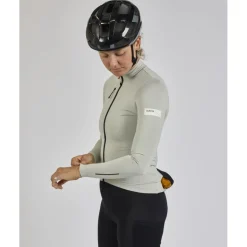 ALBION Traverse Fietsshirt met Lange Mouwen Dames - Mist Grey