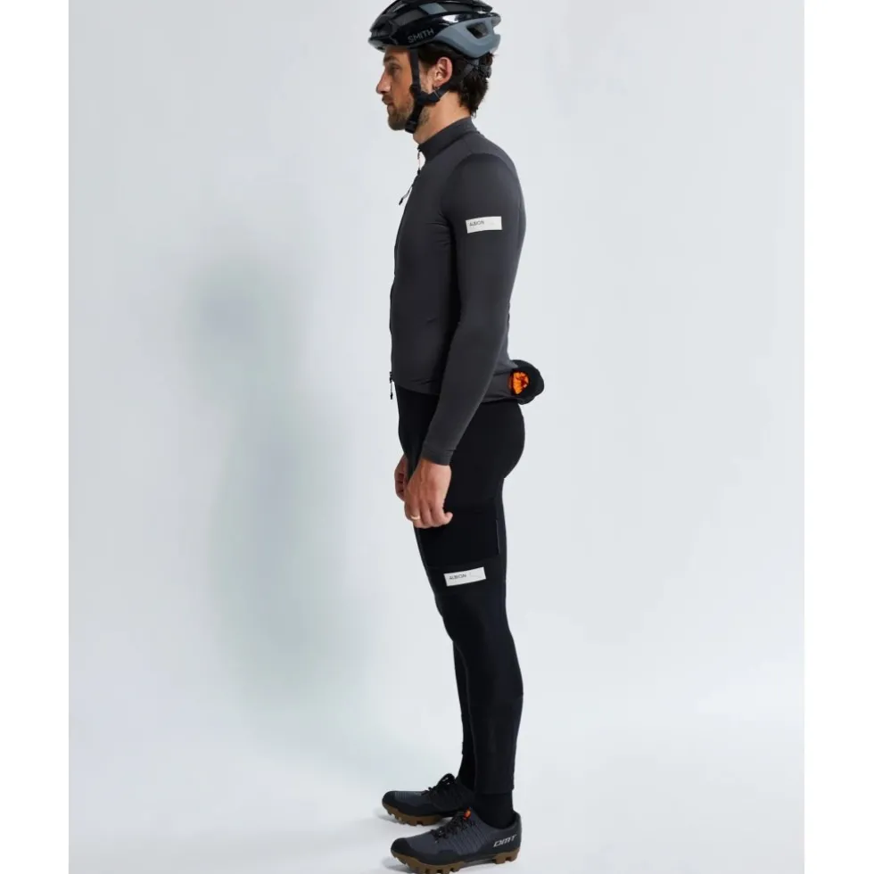 ALBION Traverse Fietsshirt met Lange Mouwen Heren - Charcoal