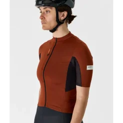 ALBION Traverse Shirt met korte mouwen dames - Burnt Ochre