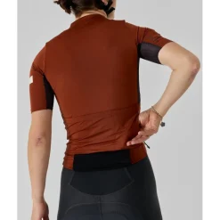 ALBION Traverse Shirt met korte mouwen dames - Burnt Ochre