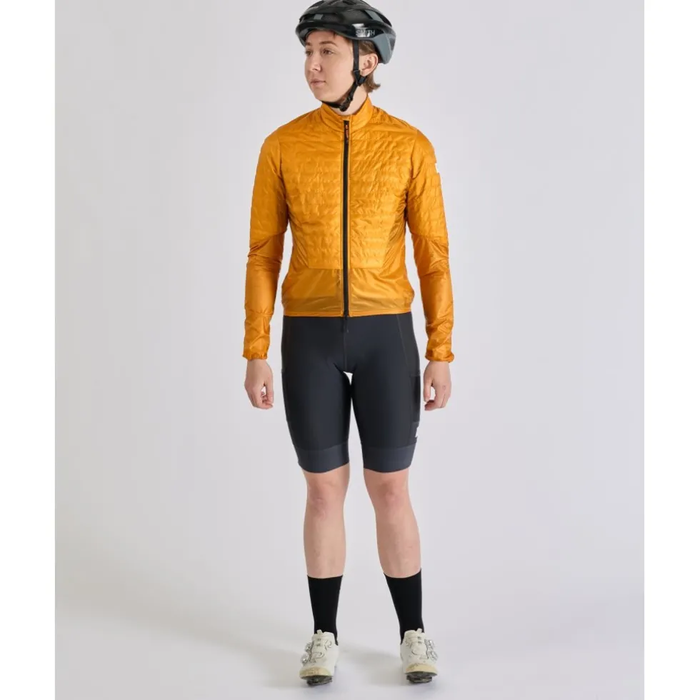 ALBION Ultralight Geïsoleerde jas voor dames - Burnt Yellow