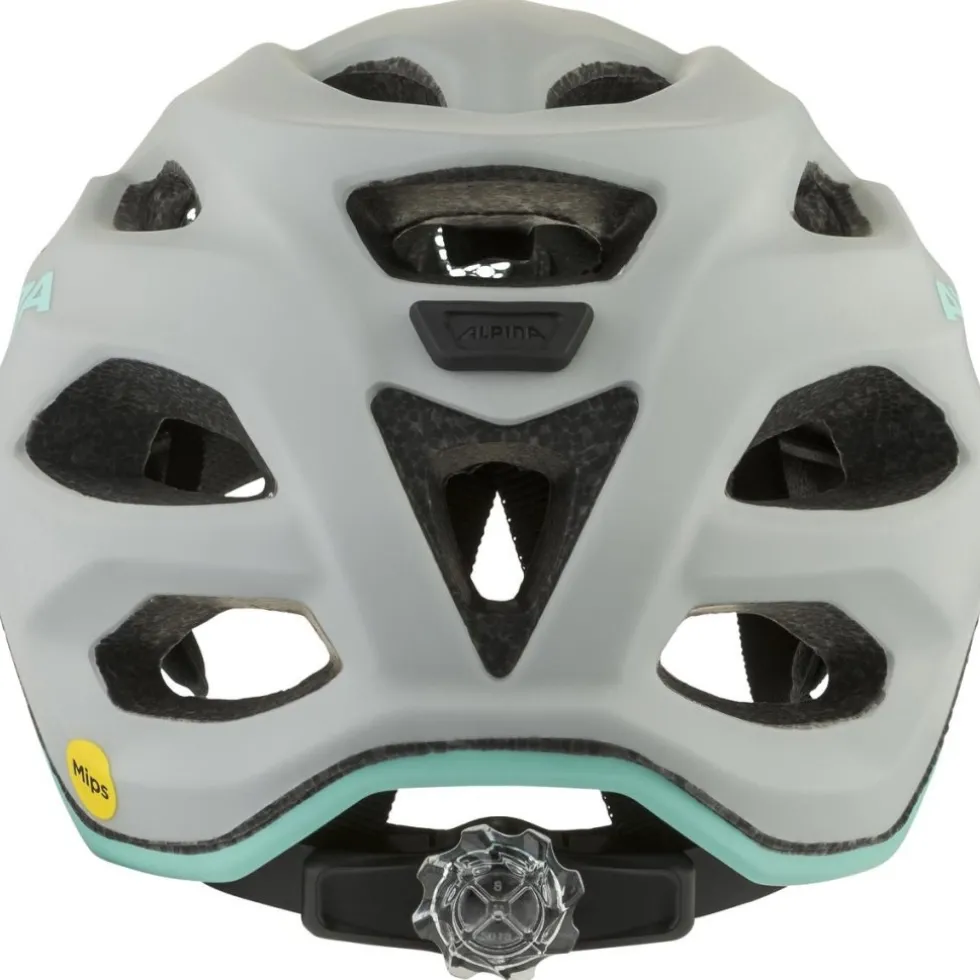 Alpina Apax JR MIPS Kinder-Fietshelm - smoke-grey turquoise matt