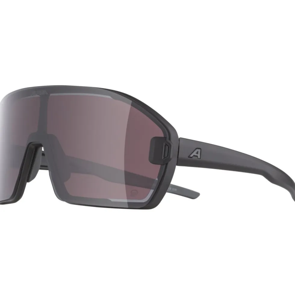 Alpina Bonfire Mag Q Bril - black matt/Quattroflex pink + black