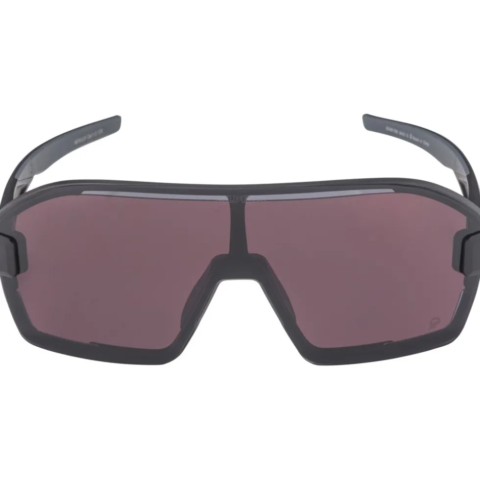 Alpina Bonfire Mag Q Bril - black matt/Quattroflex pink + black