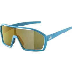 Alpina Bonfire Q-Lite Bril - smoke-blue matt/mirror gold
