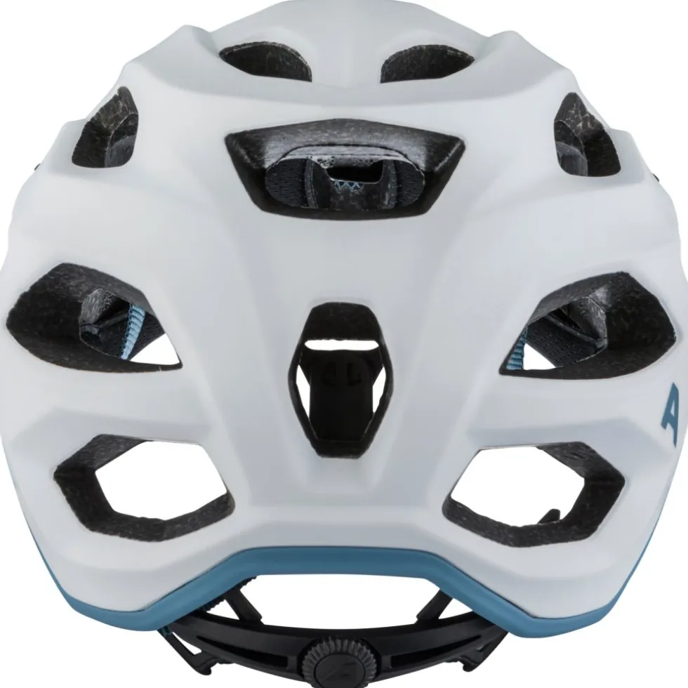 Alpina Carapax 2.0 Fietshelm - white pebble blue matt