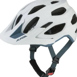 Alpina Carapax 2.0 Fietshelm - white pebble blue matt