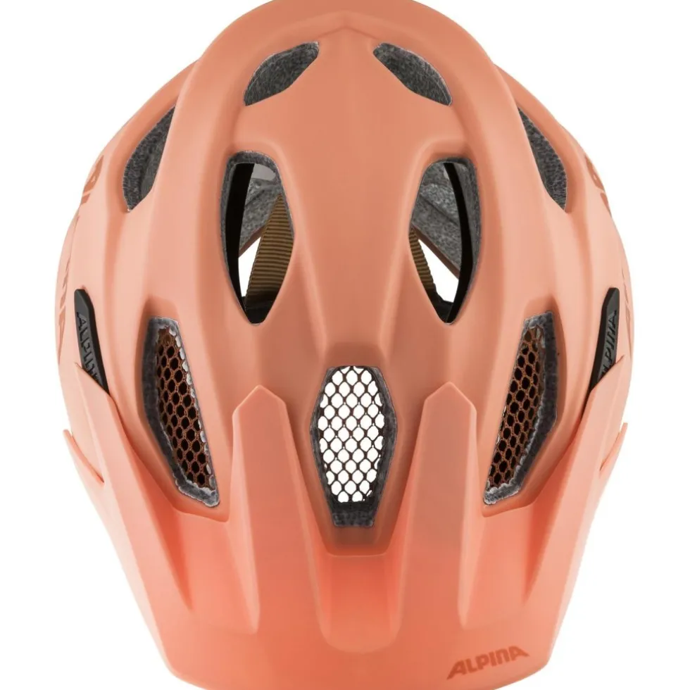 Alpina Carapax JR. Kinder-Fietshelm - peach matt