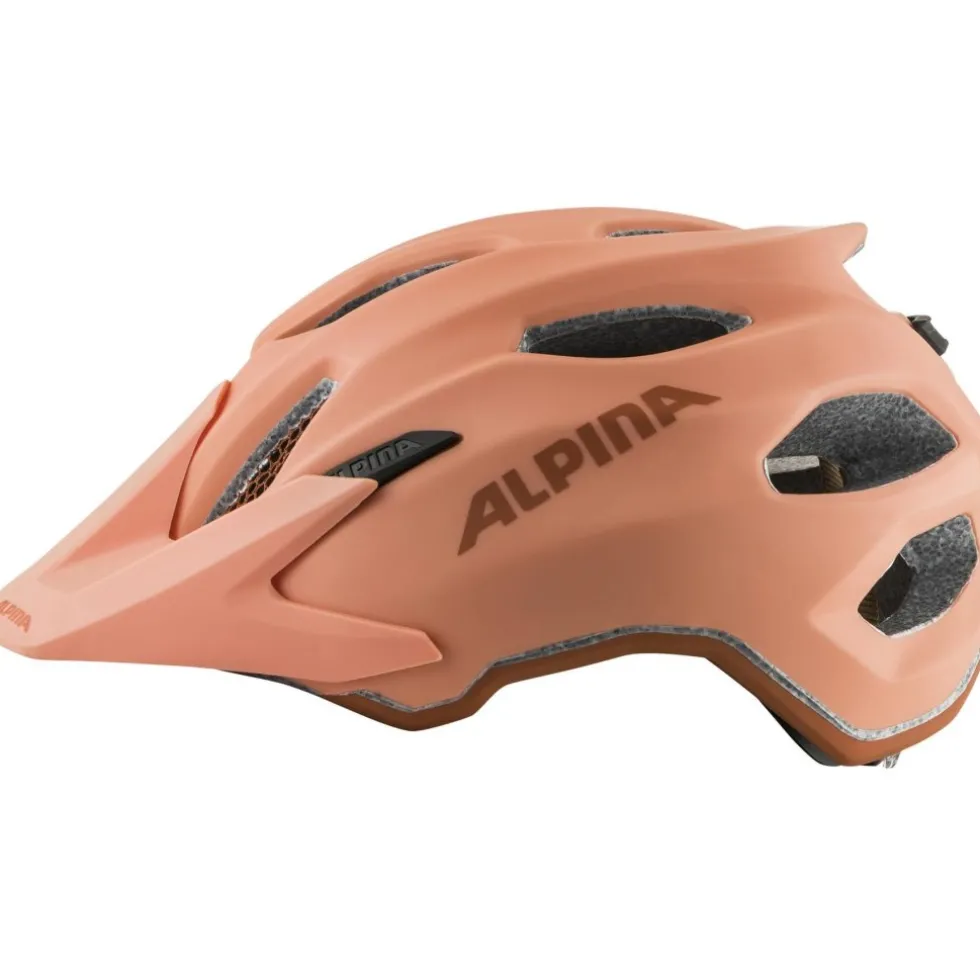Alpina Carapax JR. Kinder-Fietshelm - peach matt