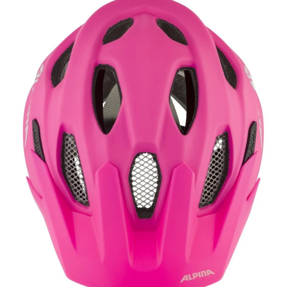 Alpina Carapax JR. Kinder-Fietshelm - shocking-pink matt