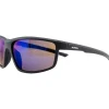 Alpina Defey Bril - black matt/blue mirror