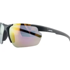 Alpina Defey HR Bril - black matt/red mirror