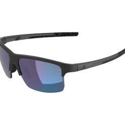 Alpina Eagle Q-Lite Brillen - black matt/blue mirror