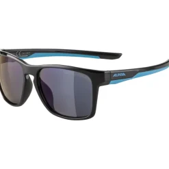 Alpina Flexxy Cool I Bril Kinderen - black-cyan/mirror blue