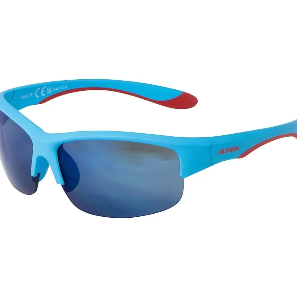 Alpina Flexxy Youth HR Bril Kinderen - blue-red matt/mirror red