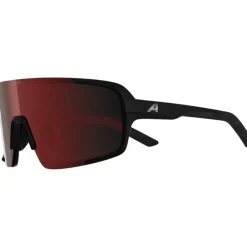 Alpina Lumin Brillen - black matt/red mirror