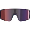 Alpina Lumin Brillen - black-purple metallic matt/pink mirror