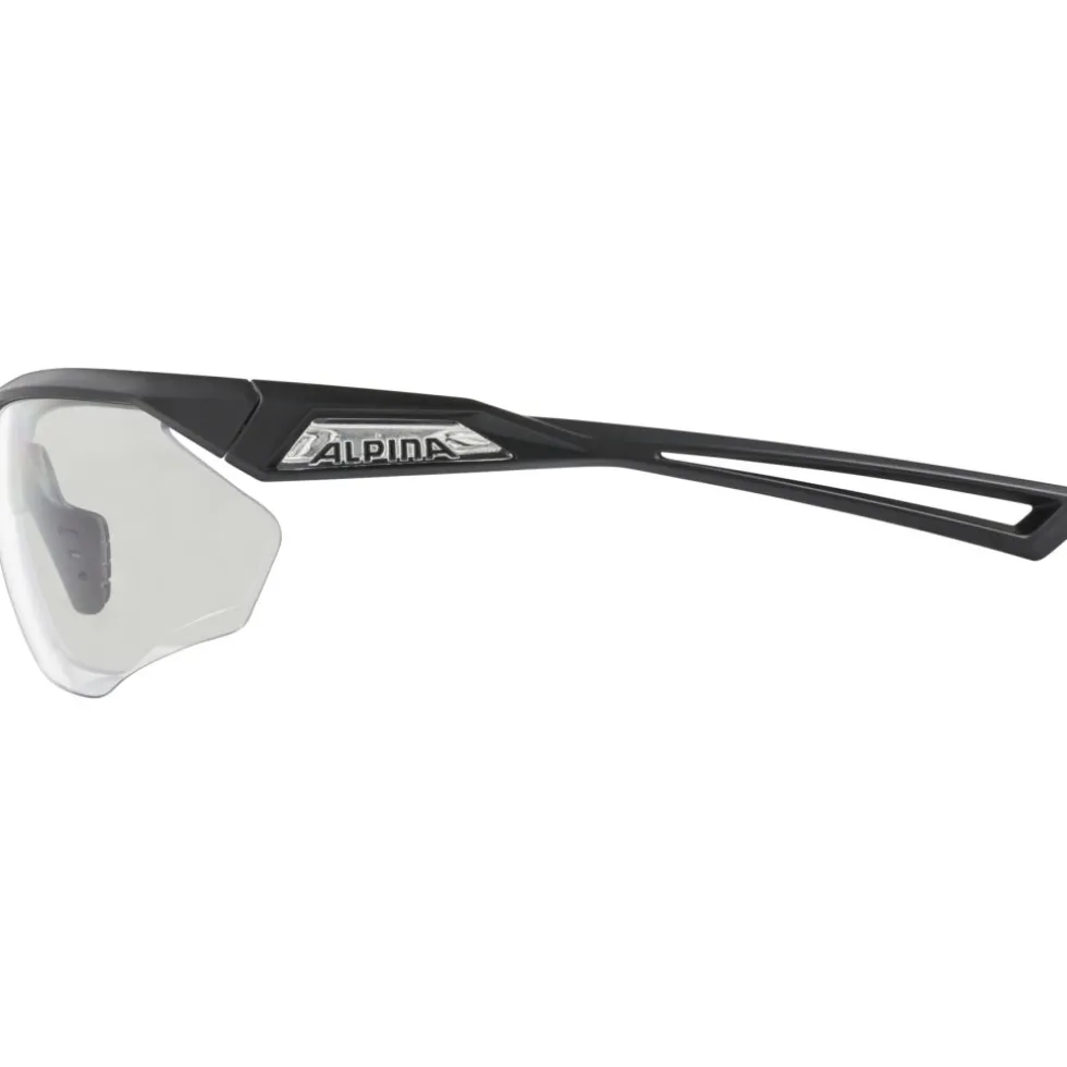 Alpina Nylos HR Bril - black-transparent matt/clear