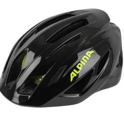Alpina Pico Flash Kinder-Fietshelm - black-neon gloss