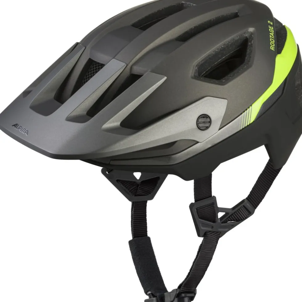 Alpina ROOTAGE 2 MIPS Helm - gun black neon